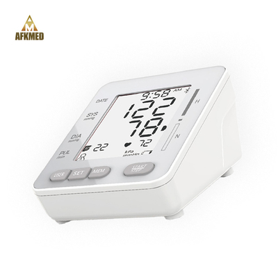 Plastic Electronic Blood Pressure Monitor Arm Style Automatic Digital BP Machine For Home Use Pulse Rate Monitoring Meter With Cuff